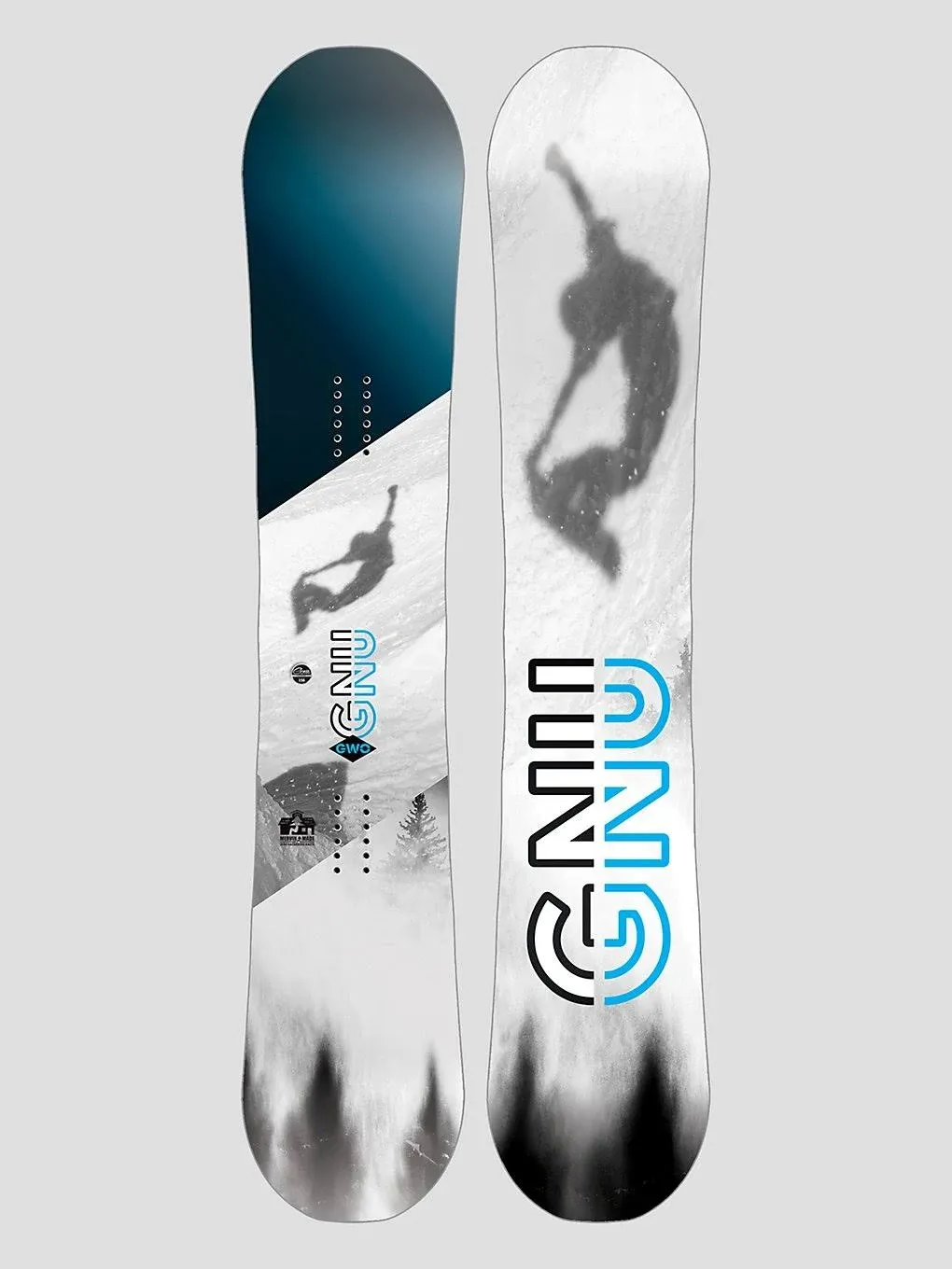 GNU GWO Wide Men&#039;s All-Mountain Snowboard, 156cm MY24