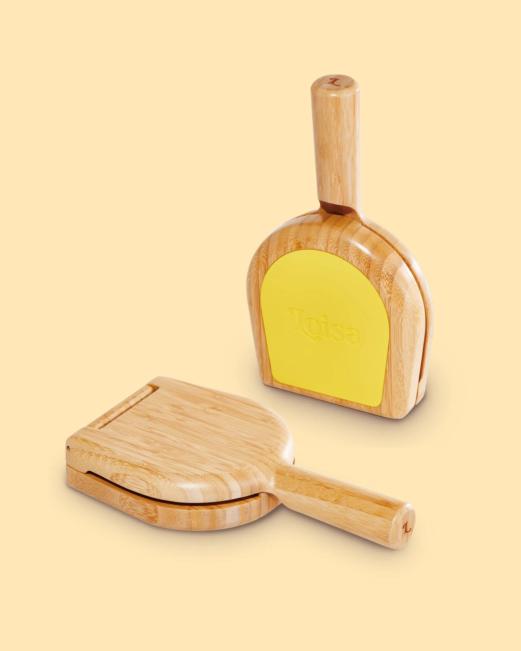 Loisa | Durable Tostonera Plantain Smasher or Press | Kitchenware for Tostones | Latin Cooking Utensil | Yellow Tostonera