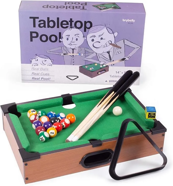 Brybelly Mini Tabletop Pool Table