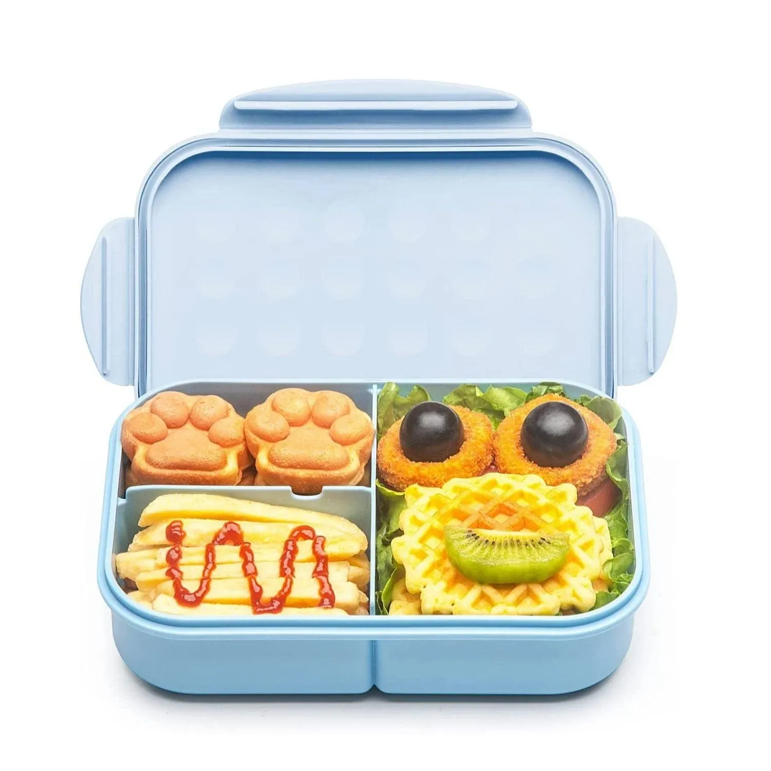 Miss Big Lunch Box Kids,Microwave and Dishwasher Safe Rectangle Lunch Containers ...