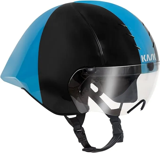 Kask Mistral Helmet - Black/Light Blue - Medium