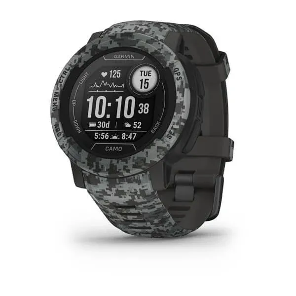 Garmin - Instinct 2 Solar - Tactical Edition Black