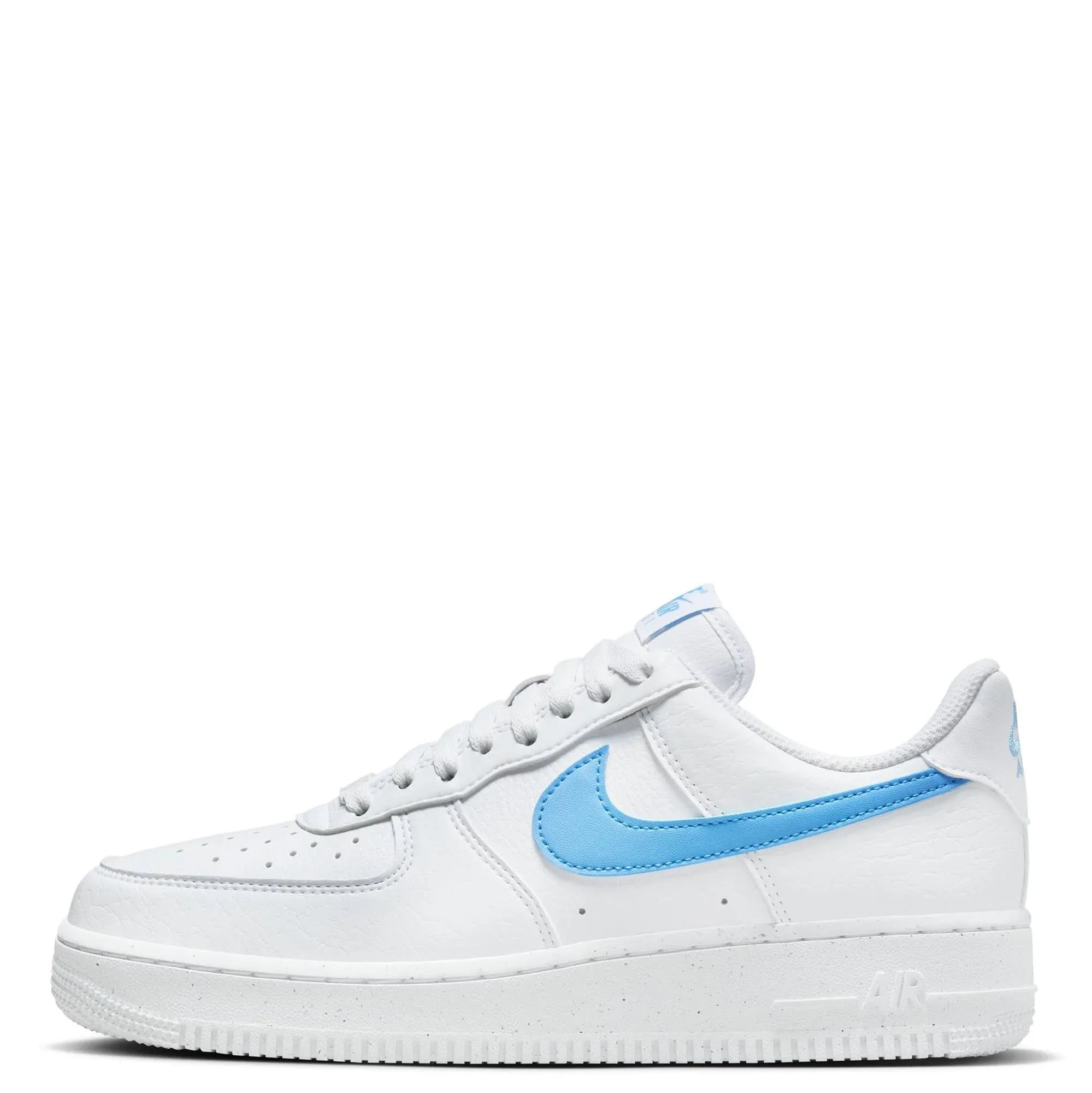 Nike Women's Air Force 1 '07 Shoes, Size 9, White/Blue/White