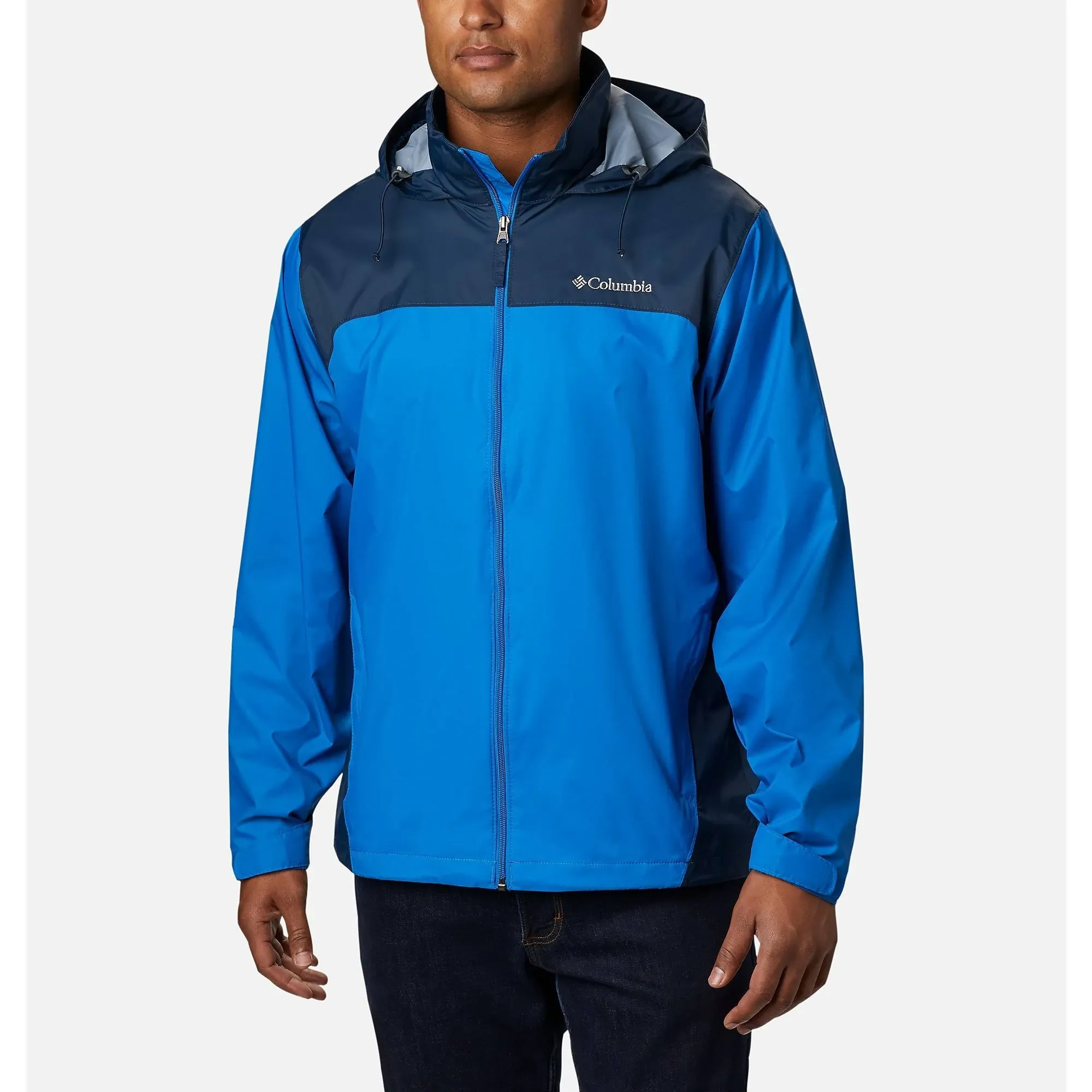 Columbia Men's Glennaker Lake II Rain Jacket Mountain Blue / Small