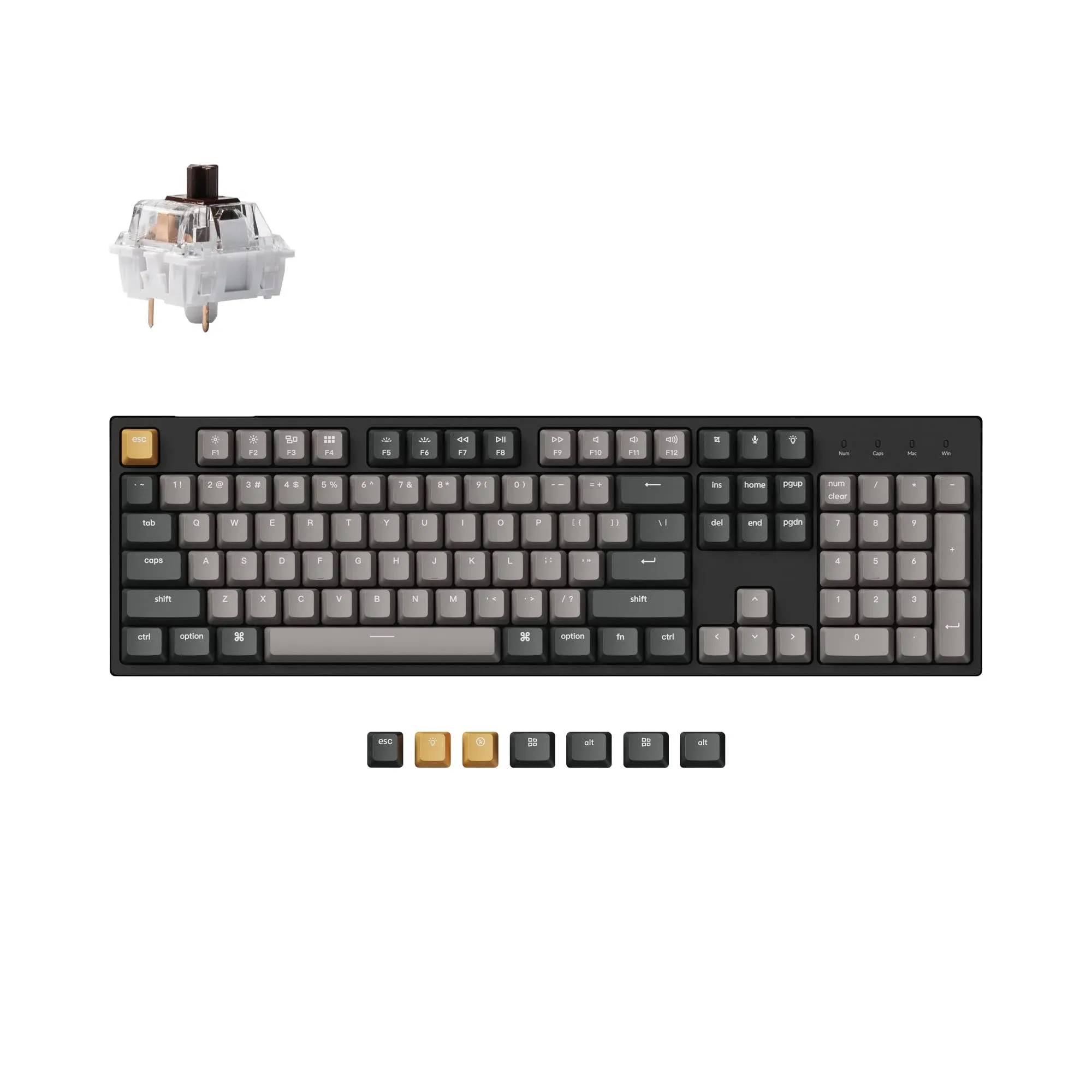 Keychron C2 Pro QMK/VIA Wired Mechanical Keyboard