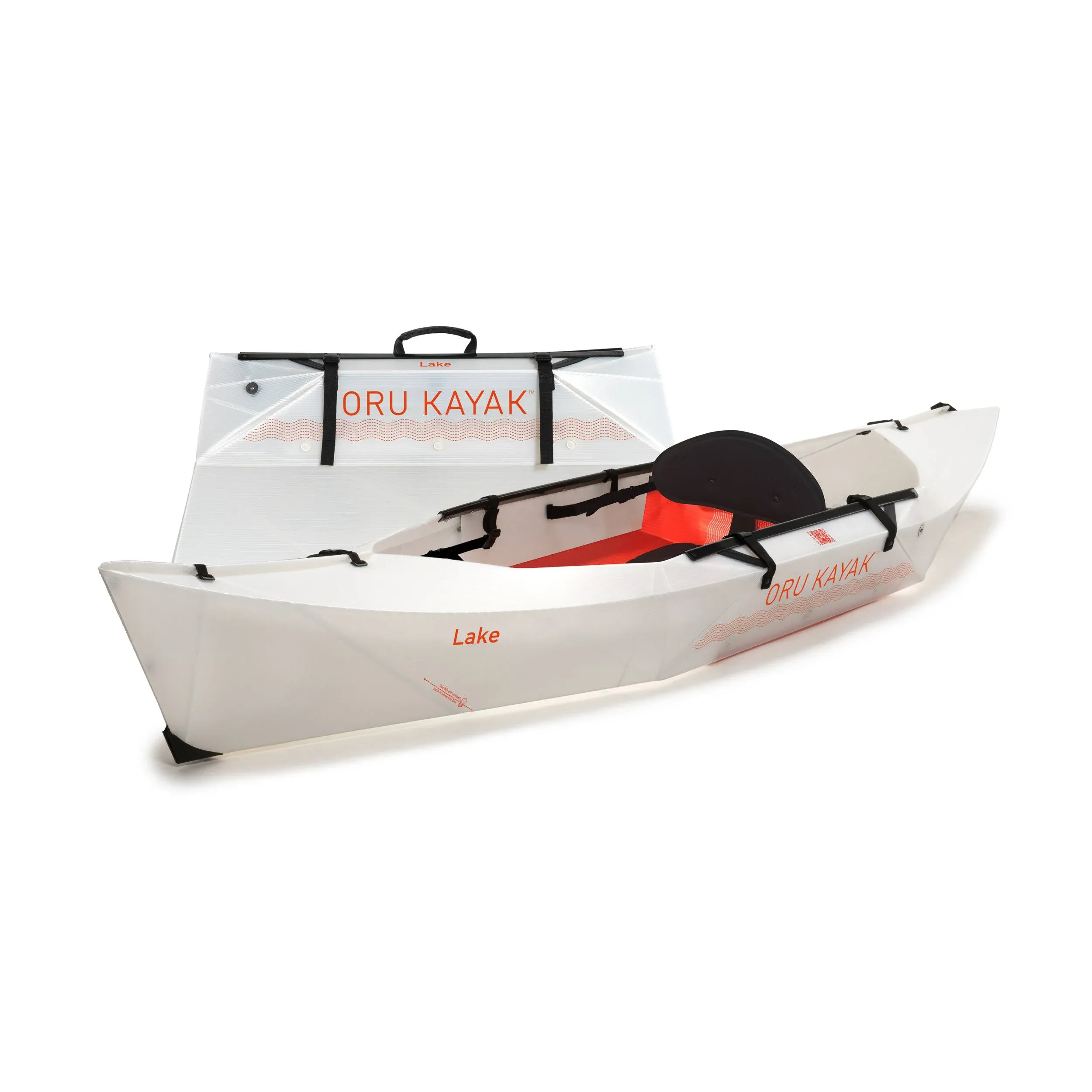 Oru Kayak Foldable Kayak Lake+ | Lightweight, Portable & Stable - Lake and River Kayaks - Beginner, Intermediate - Size (Unfolded)