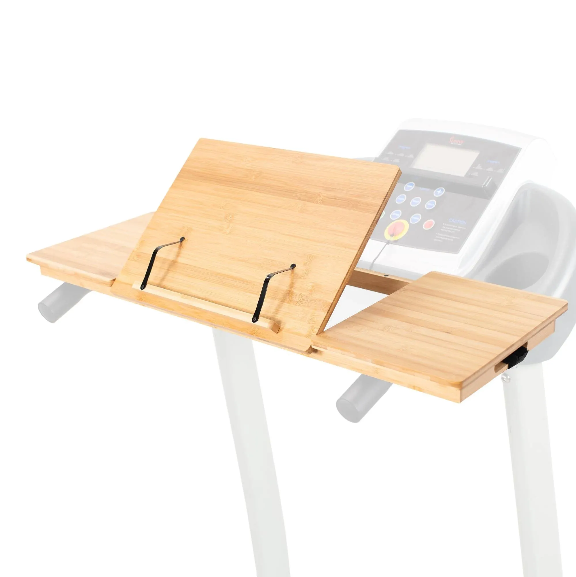 vivo Universal Bamboo Treadmill Desk, Ergonomic Tilting Platform