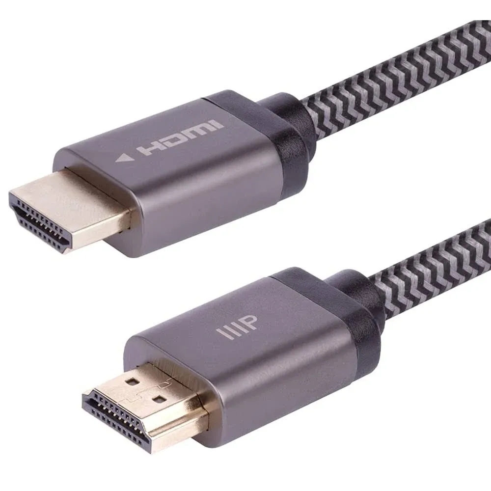 Monoprice 8K Certified Braided Ultra High Speed HDMI Cable