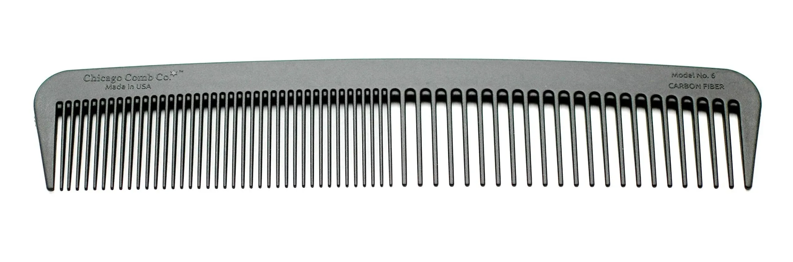 Chicago Comb Model No. 6 Carbon Fiber