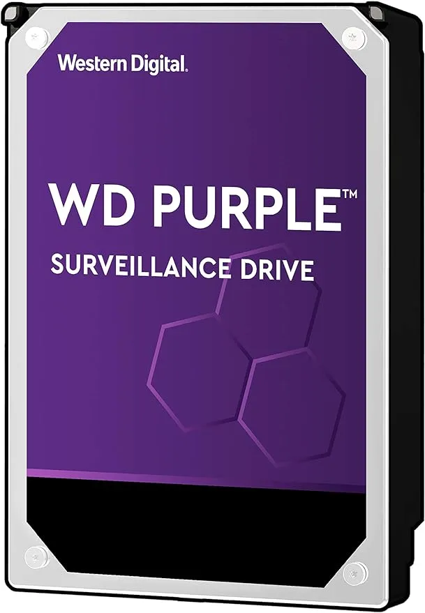 Western Digital 10TB WD Purple Surveillance Internal Hard Drive - SATA 6 Gb/s, , 256 MB Cache, 3.5" - WD101PURZ (Old Version)