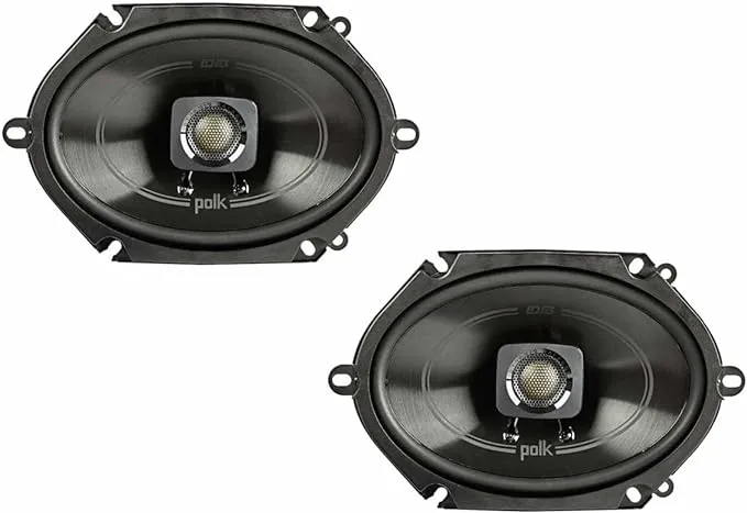 Polk Audio (2) DB572 5x7 225w Car Audio ATV/Motorcycle/Boat Speakers + Rockmat