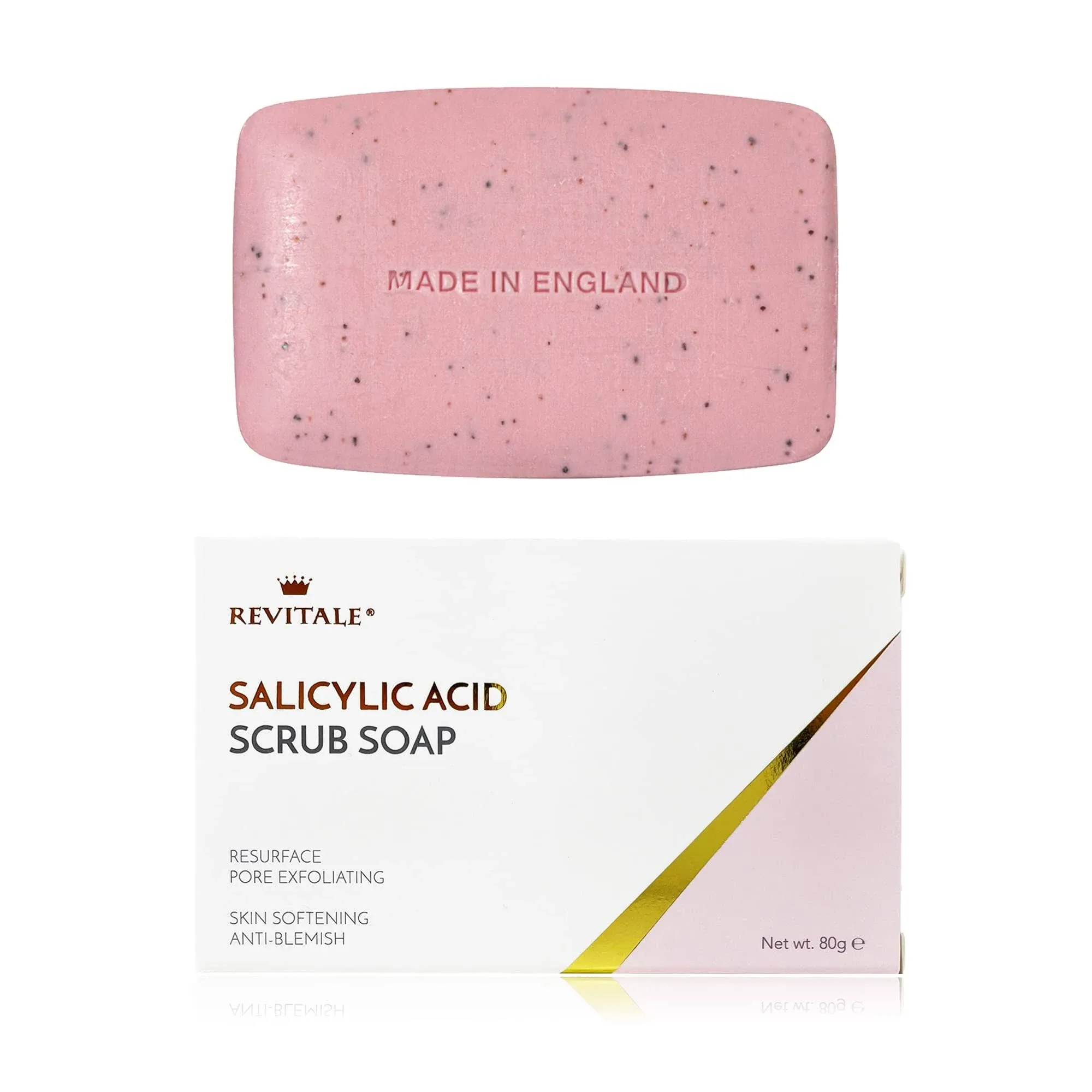 Salicylic Acid Scrub Soap, Pore Exfoliating, Softening Skin, Anti-Blemish