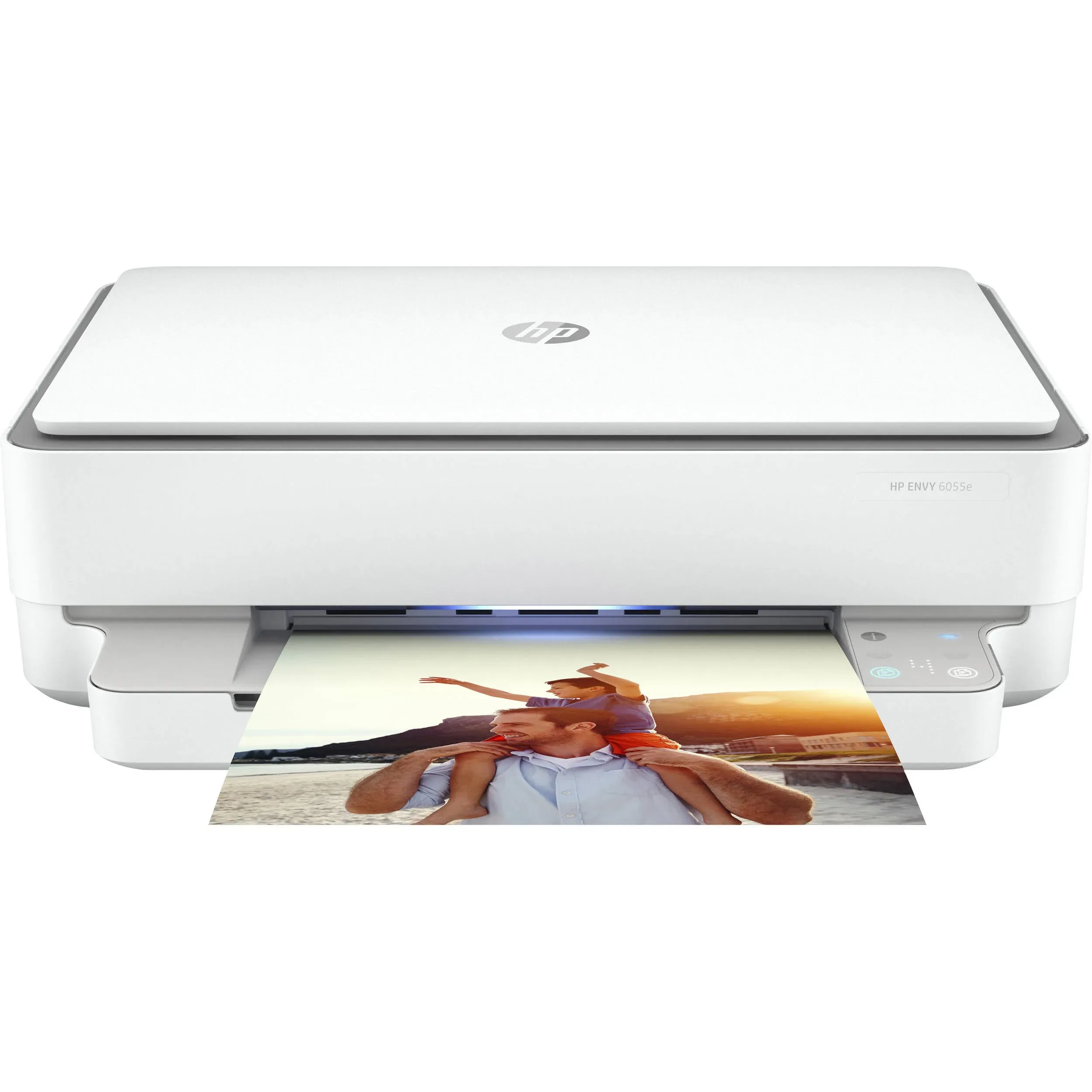 HP - ENVY 6055e Wireless Inkjet Printer with 3 months of Instant Ink Included with HP+ - White