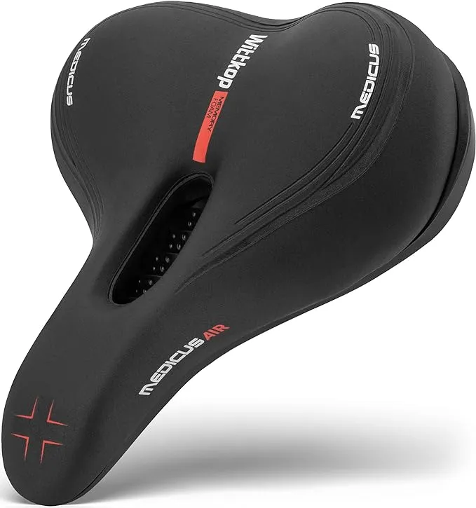 Wittkop Bike Seat I Bicycle Seat for Men and Women, Waterproof Bike Saddle with Innovative 5-Zone-Concept I Exercise Bike Seat for BMX, MTB & Road