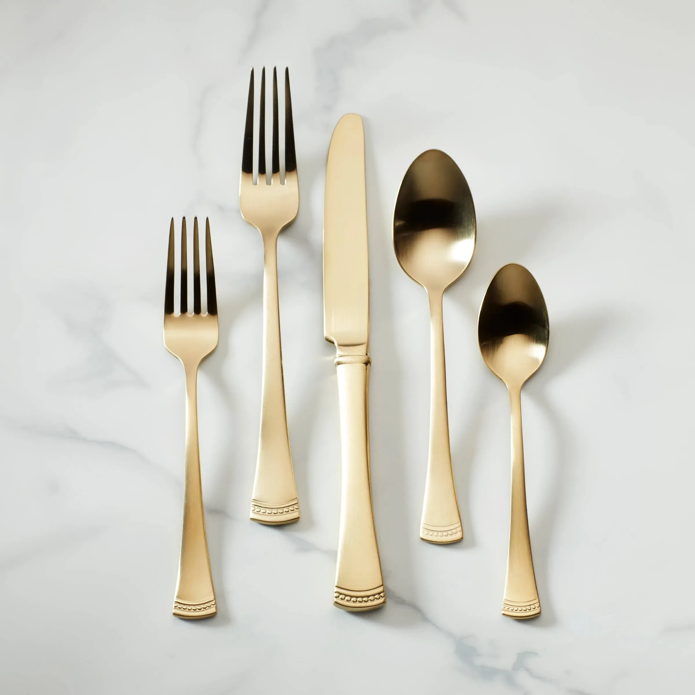 Lenox Portola Gold 20-Piece Flatware Set