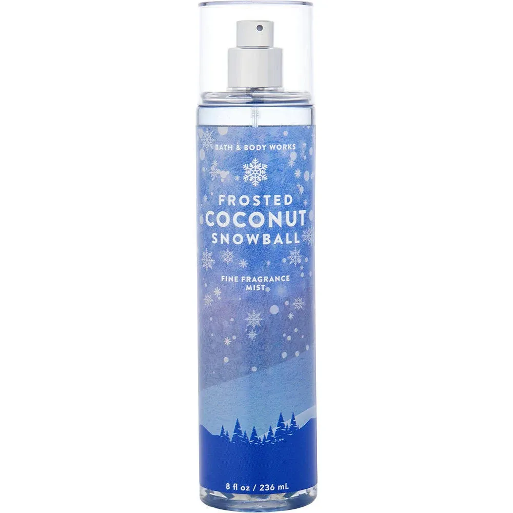 Bath & Body Works Frosted Coconut Snowball 8 oz Fine Fragrance Mist