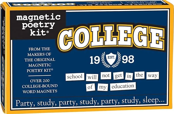 College Magnetic Poetry Kit