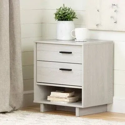 Fynn 1 Drawer Nightstand South Shore Color: Winter Oak