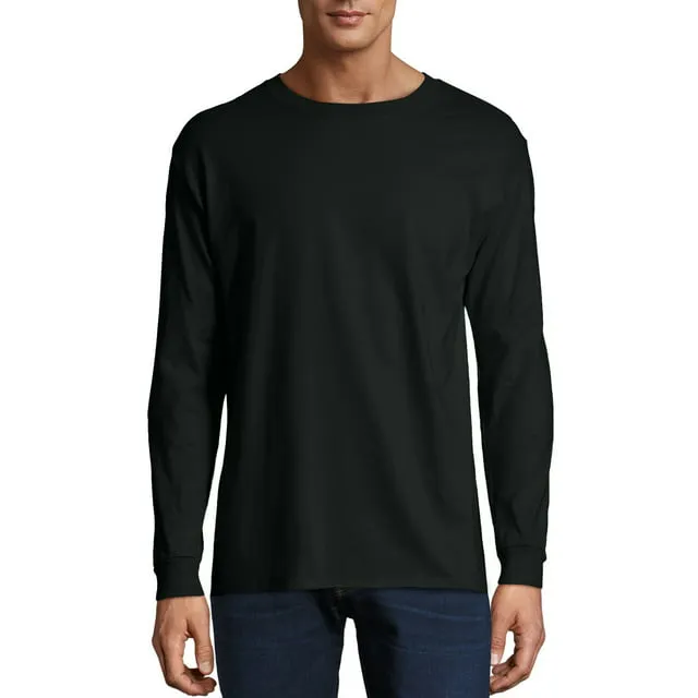 Hanes Originals Men's Garment Dyed Long-Sleeve T-Shirt