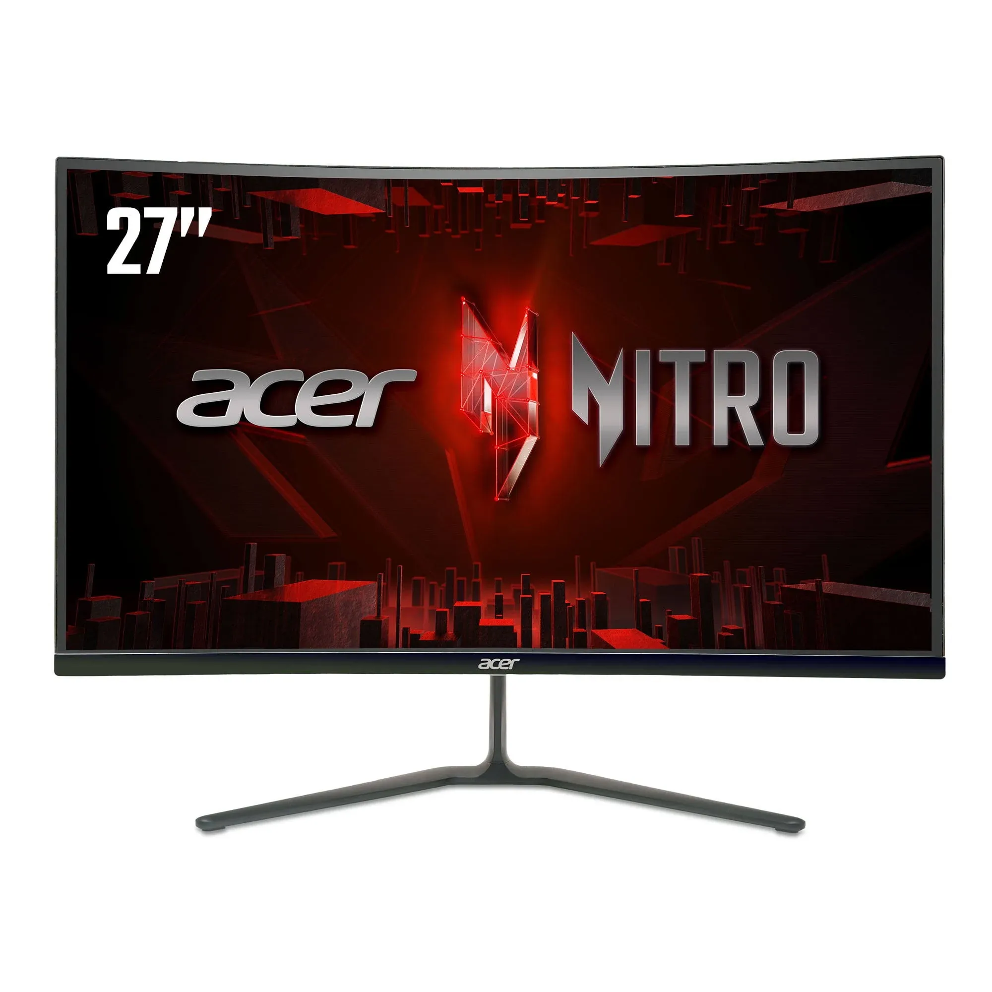 Acer Nitro 27" 1500R Curved Zero-Frame WQHD (2560 x 1440) Monitor with AMD FreeSync Premium Technology, Up to 170Hz Refresh Rate, 1ms VRB, HDR 10, (1 x Display Port & 2 x HDMI 2.0 Port, ED270U P2bmiip