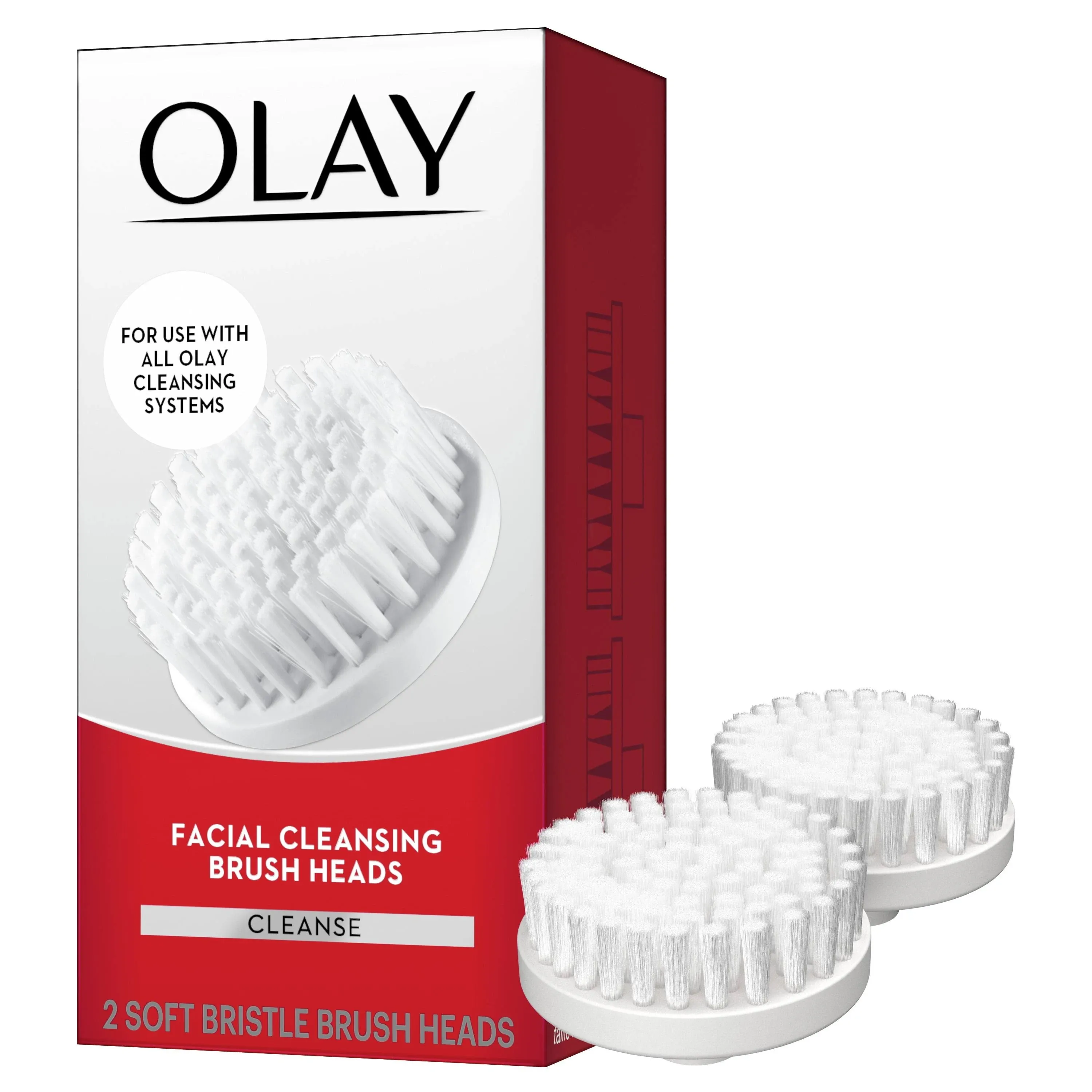 Olay ProX Advanced Facial Cleansing System Replacement Brush Heads 2 ct Box