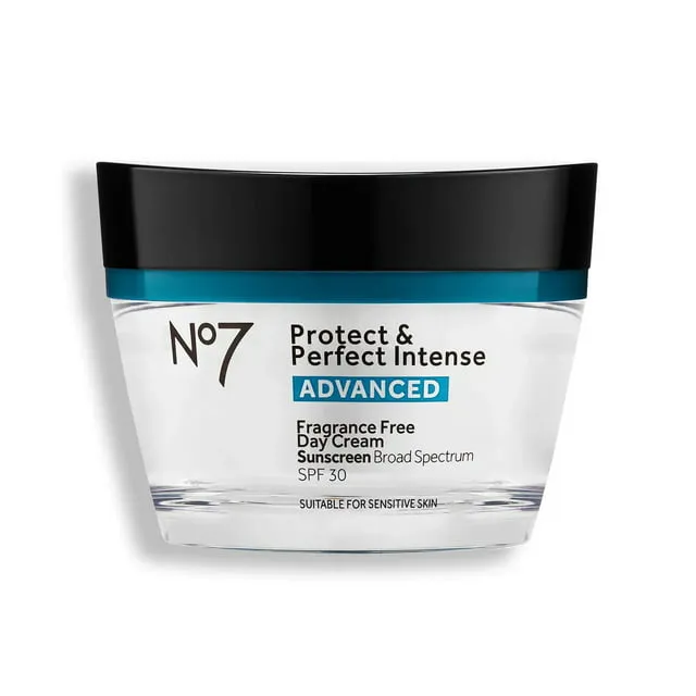 No7 PROTECT &amp; PERFECT INTENSE ADVANCED DAY CREAM SPF 30 1.69 OZ BOXED