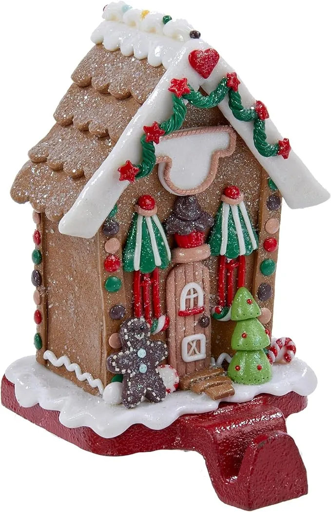 Kurt Adler Gingerbread House Stocking Holder