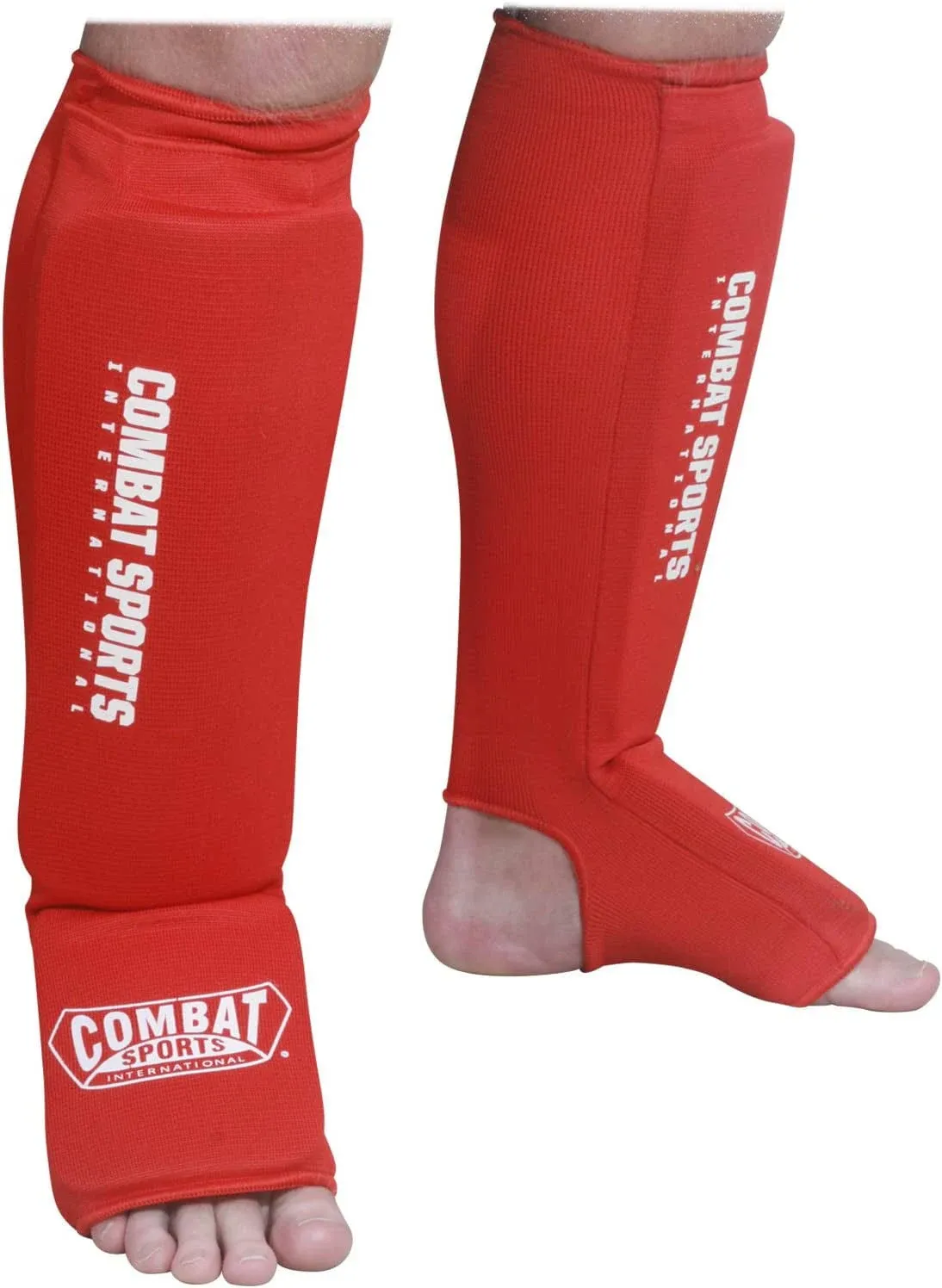 Combat Sports Washable MMA Elastic Cloth Shin & Instep Padded Guards