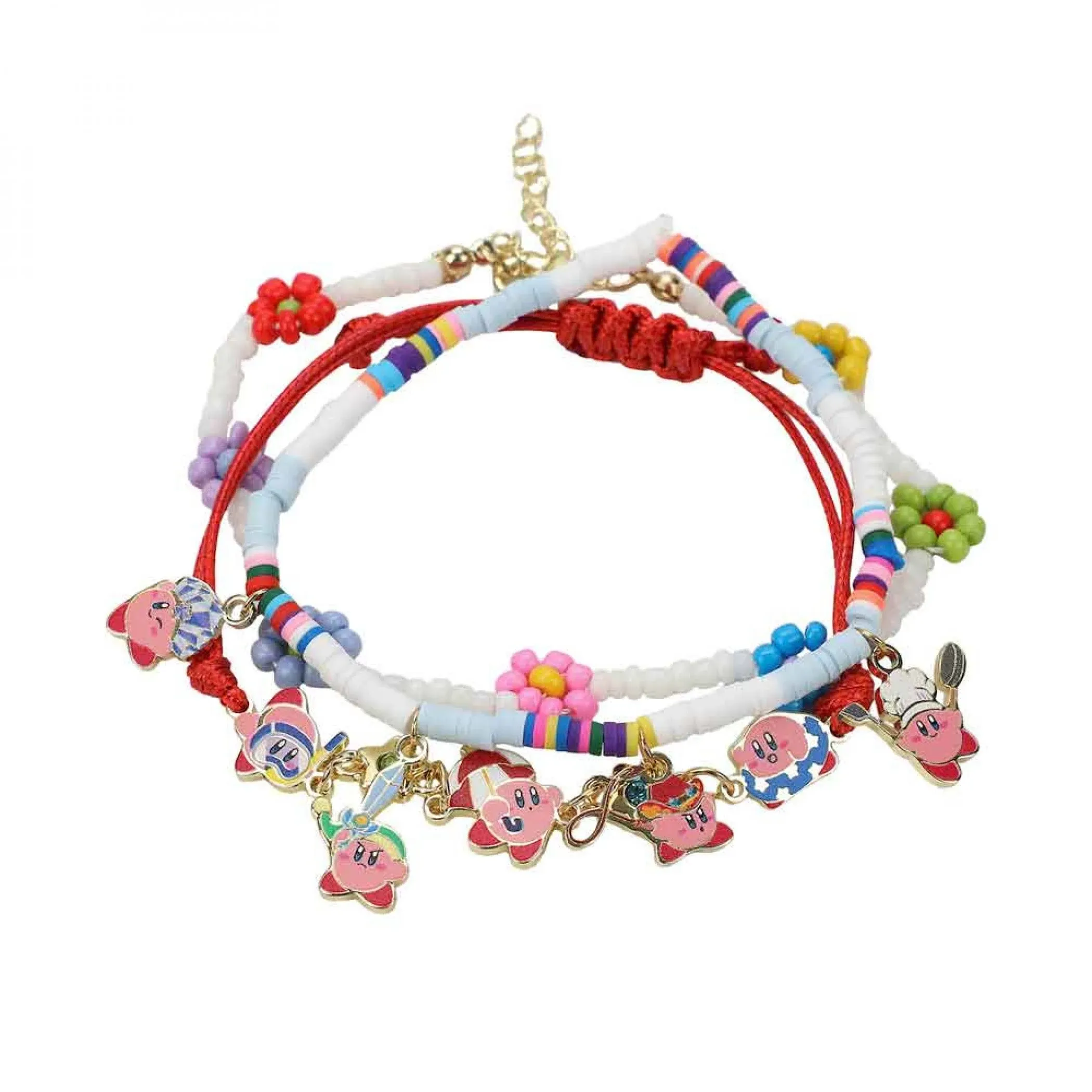 Kirby Different Abilities Multi-Charm Bracelet Set