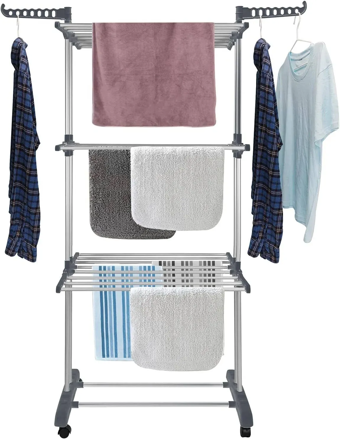 Bigzzia Folding Clothes Drying Rack