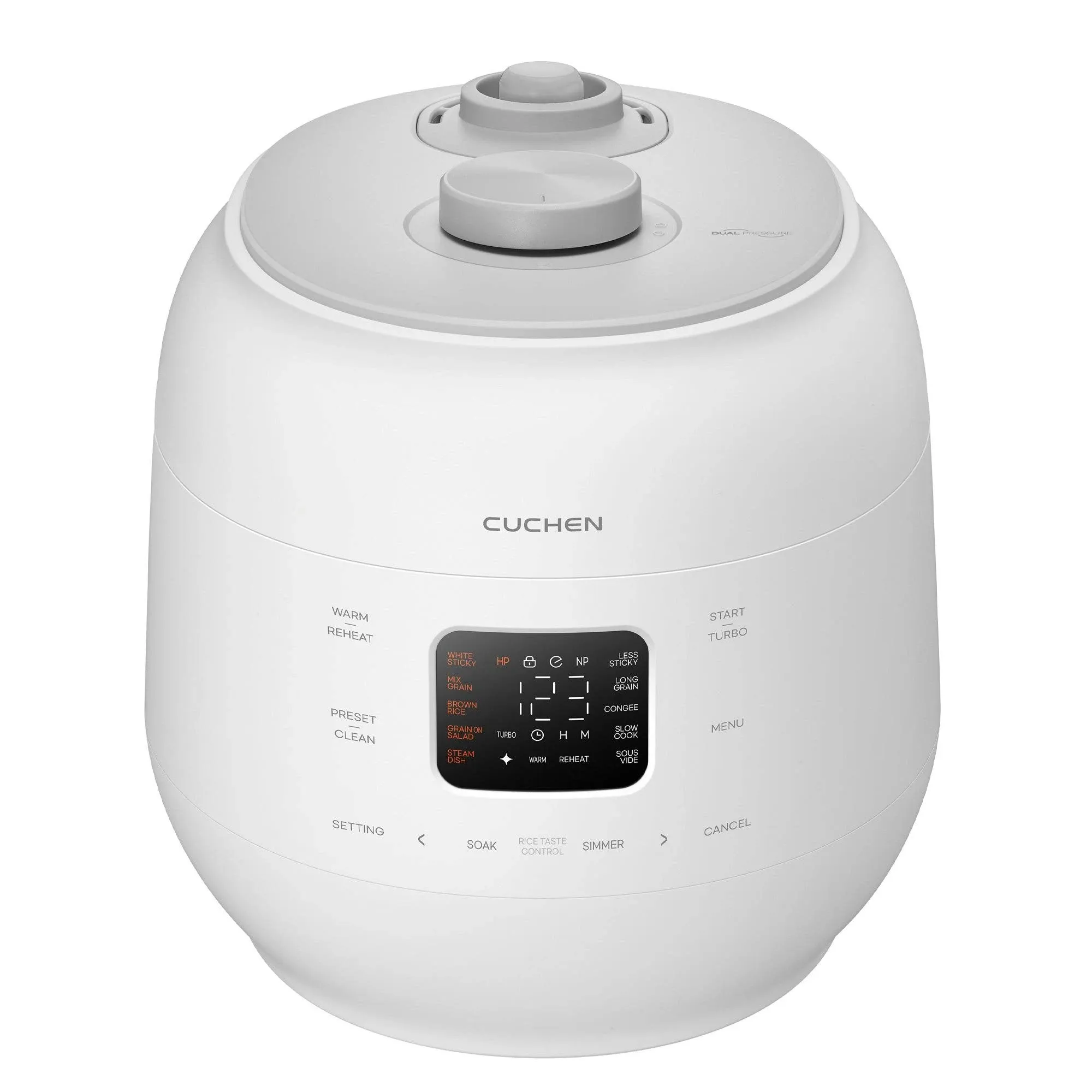  CRS-FWK1040WUS Dual Pressure Rice Cooker 10 Cup and Warmer, High/Non 