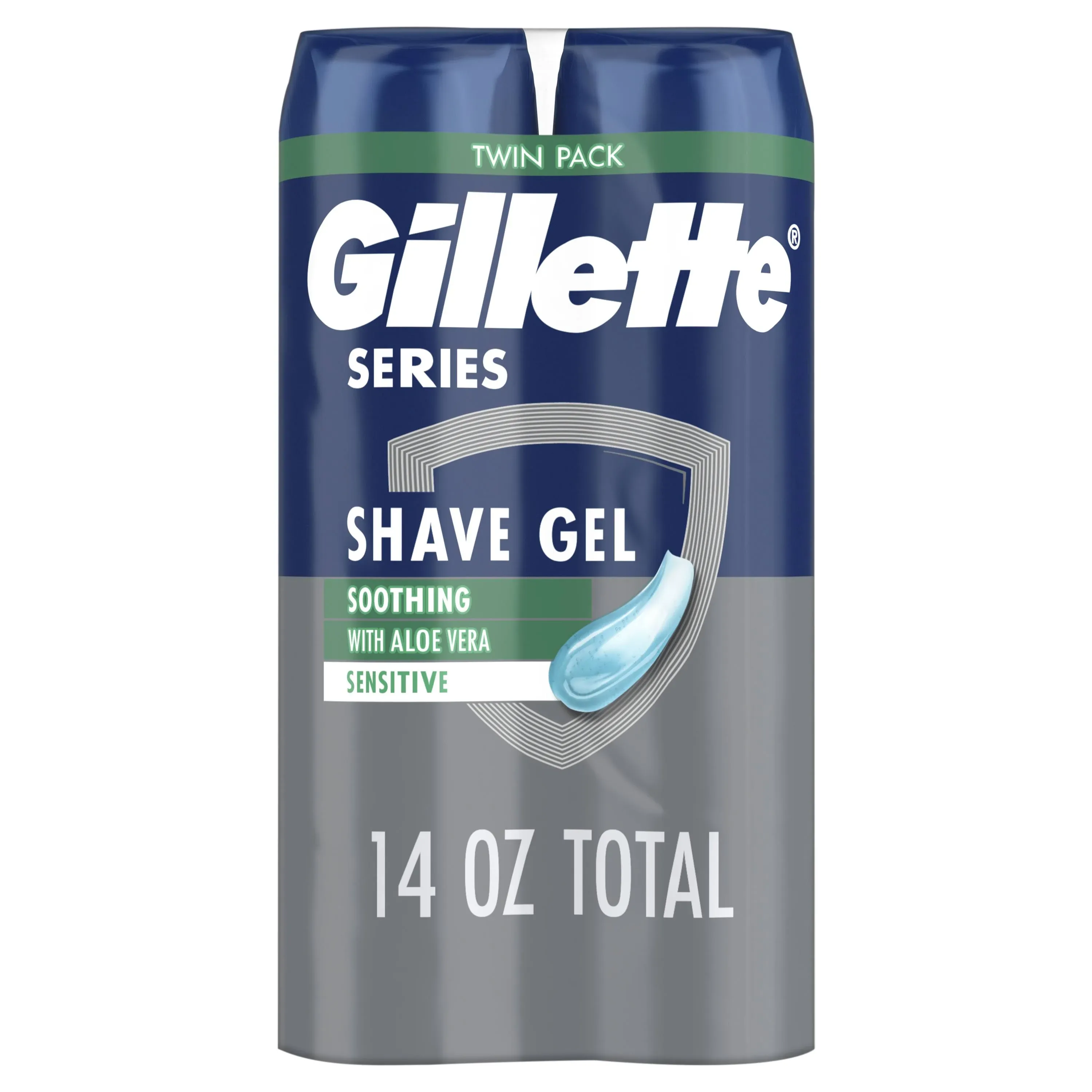 Gillette Series Sensitive Shave Gel Twin Pack