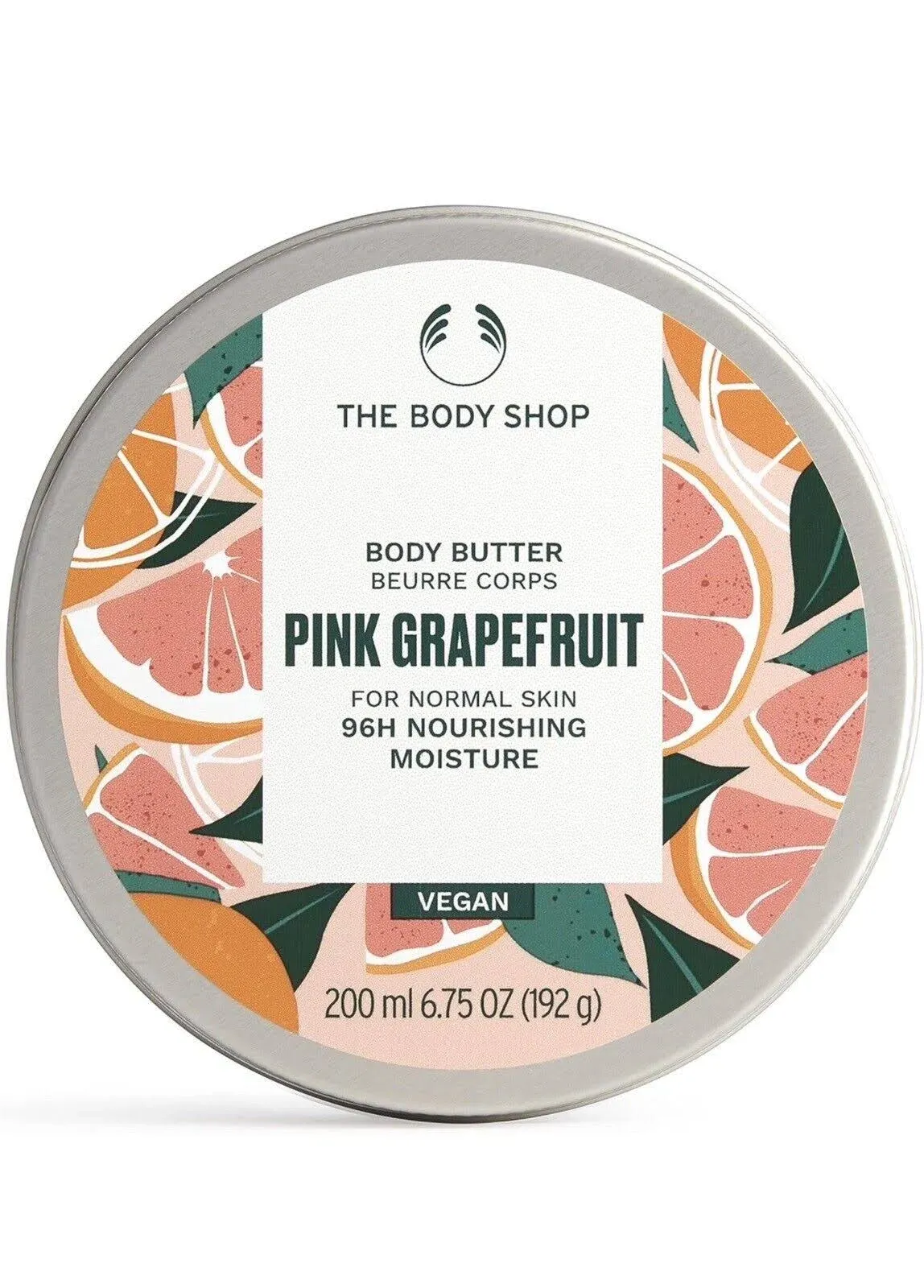 THE BODY SHOP Pink Grapefruit Body Butter 96H Moisture 6.75 oz White XU611AG (Ne