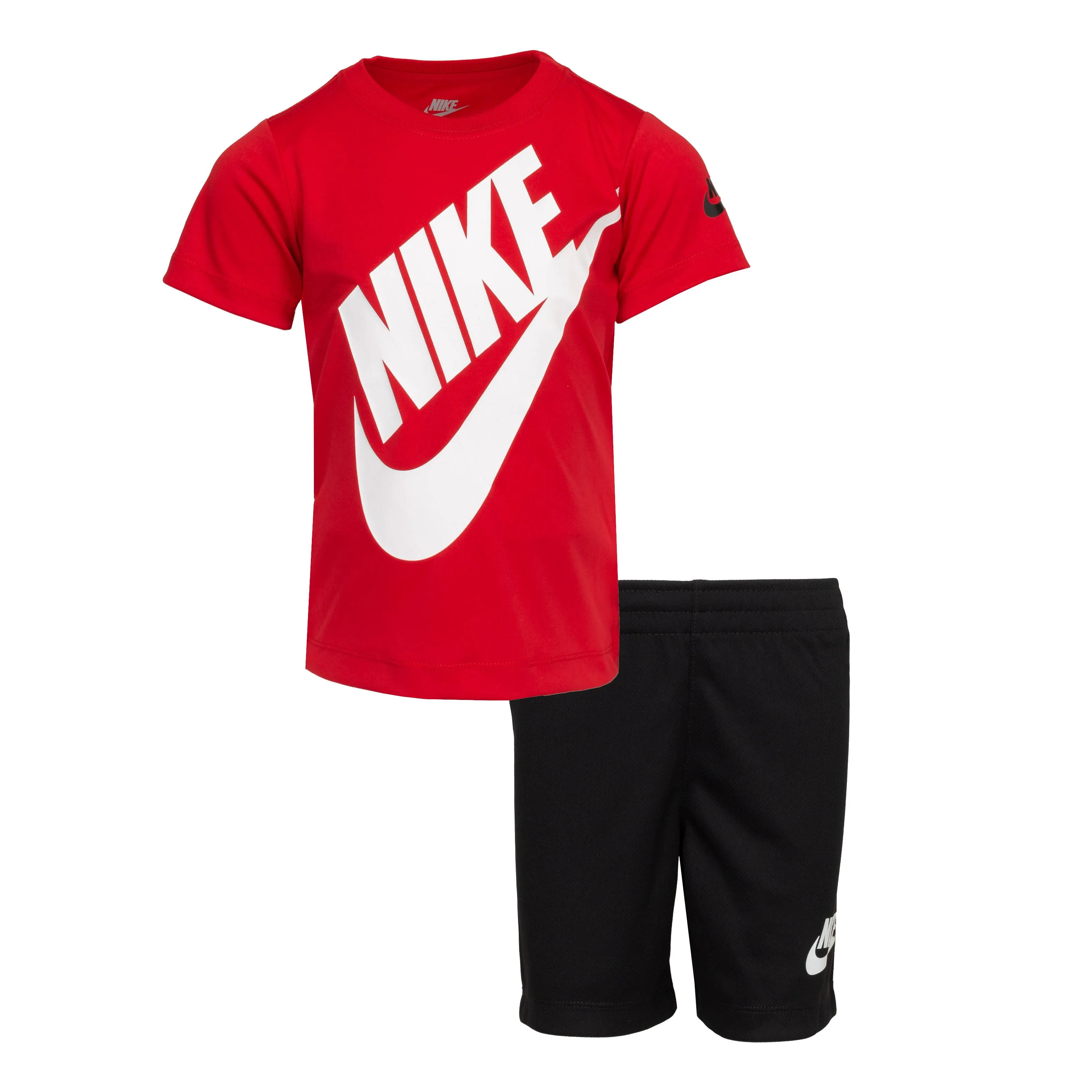 Nike Boys' Boys 4-7 Futura Shorts Set - Red/Black - 6