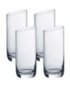 Shop Villeroy & Boch Newmoon Set Of 4 Highball Glasses