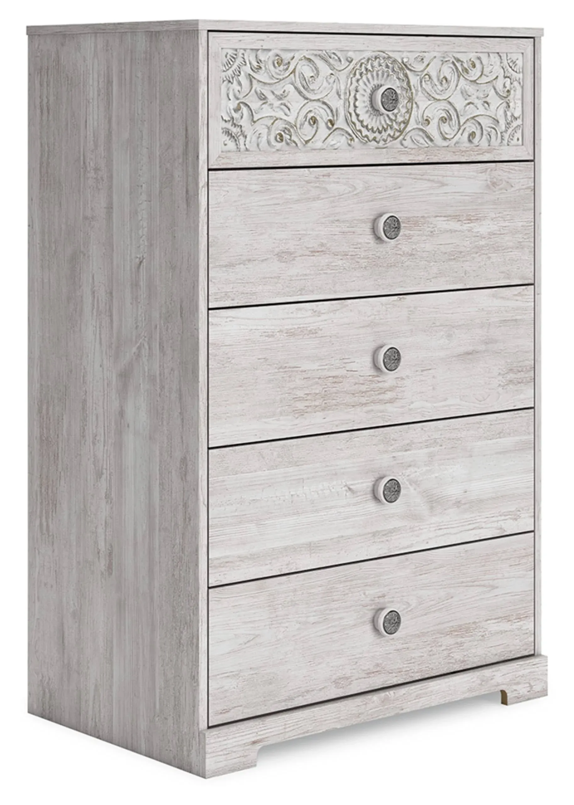 Paxberry Whitewash Chest of Drawers