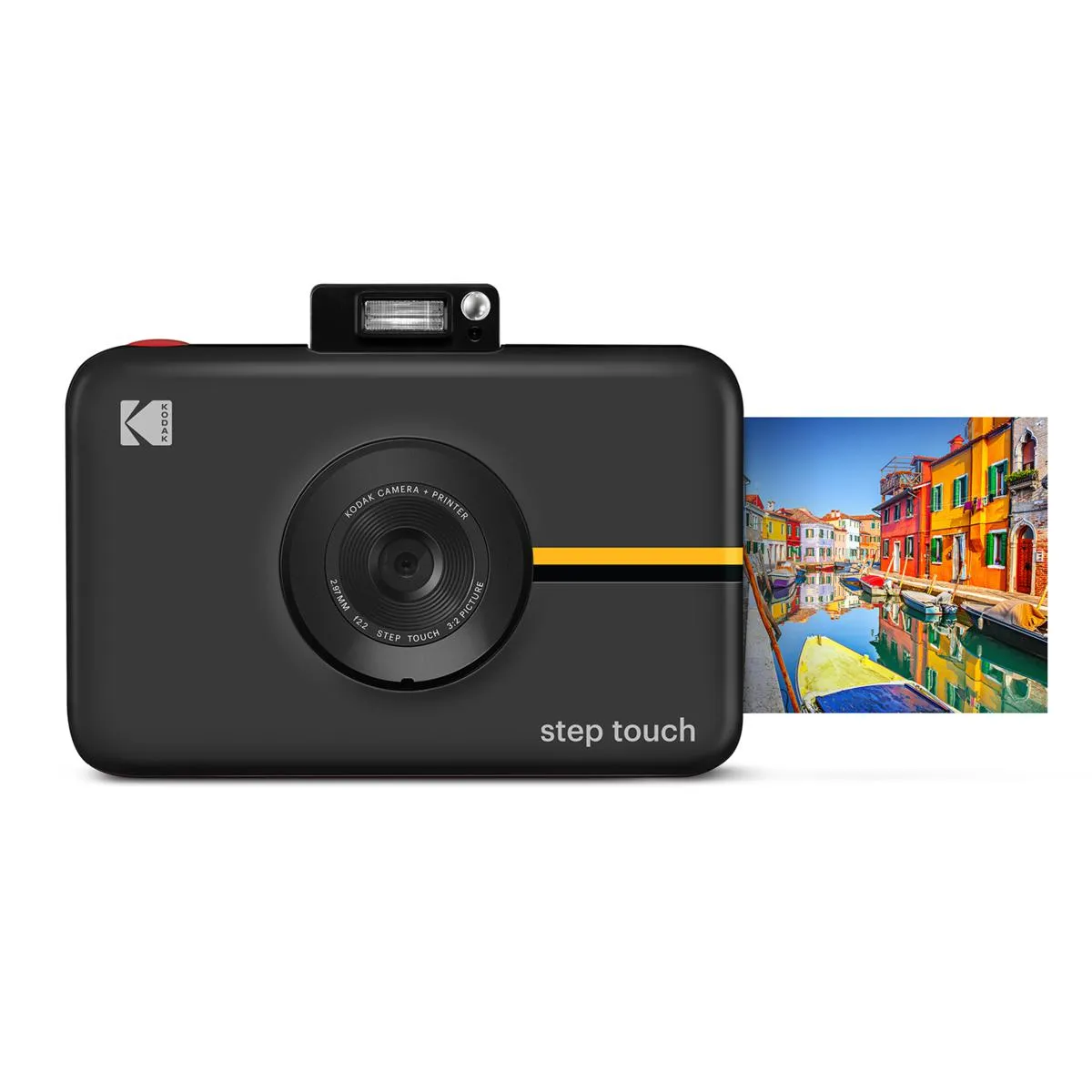 Kodak Step Touch 13MP Digital Camera & Instant Printer with 3.5 LCD Touchscreen Display, 1080p HD Video - White