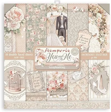 Stamperia You and Me Paper Pad