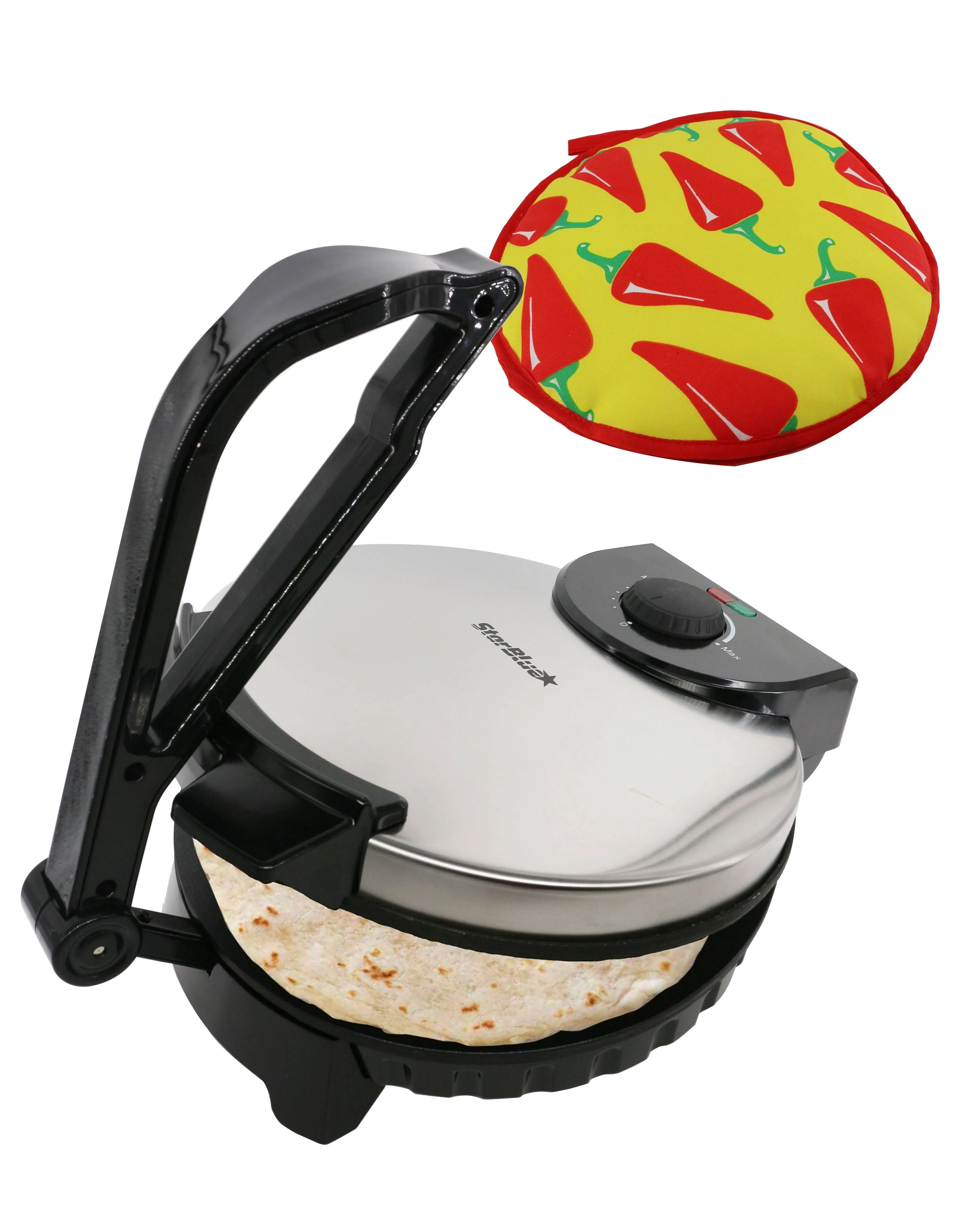 10inch Roti Maker by with FREE Roti Warmer - The automatic Stainless Steel No...