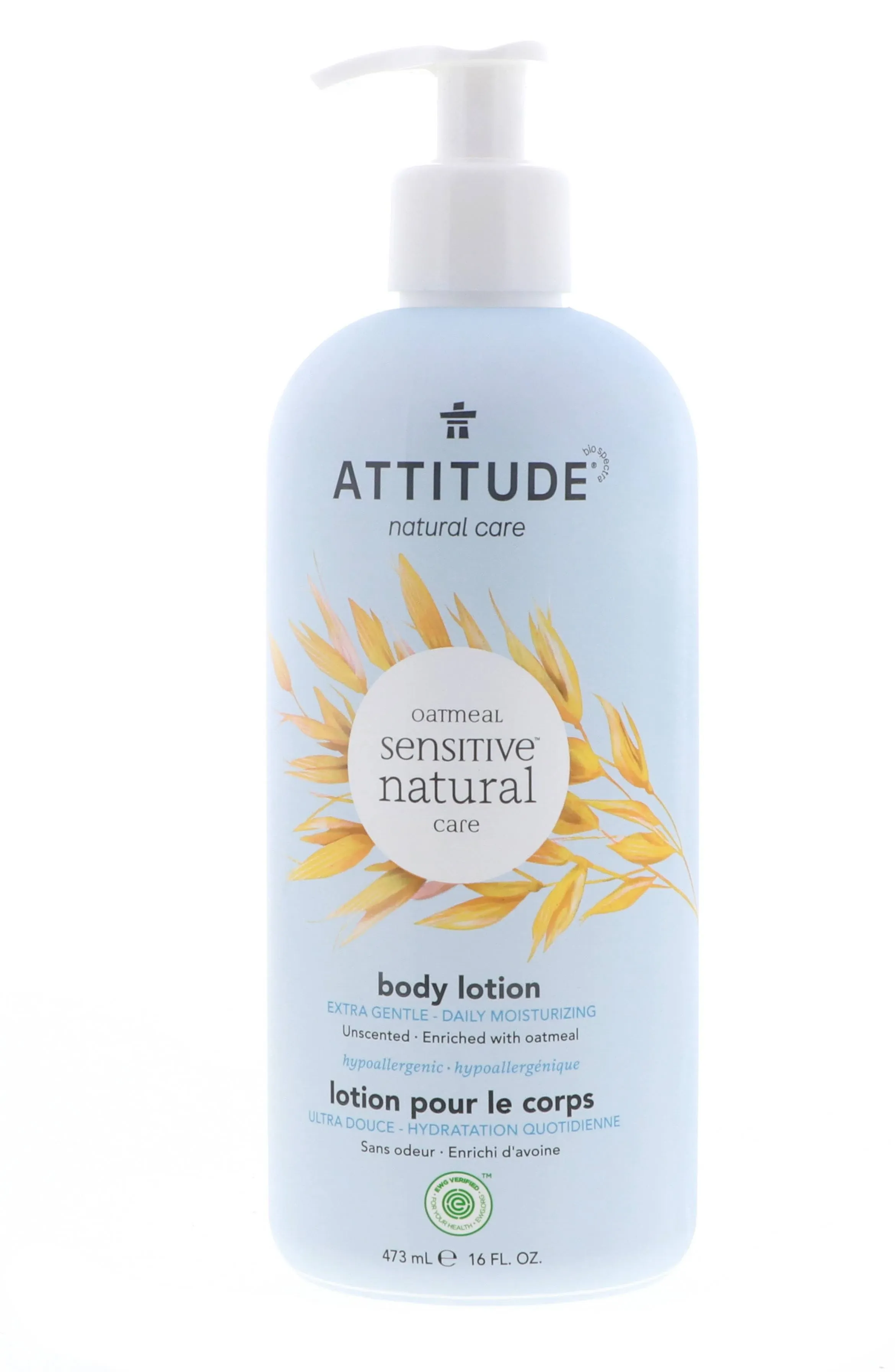 Attitude Sensitive Skin Body Lotion - Fragrance Free 16 fl oz