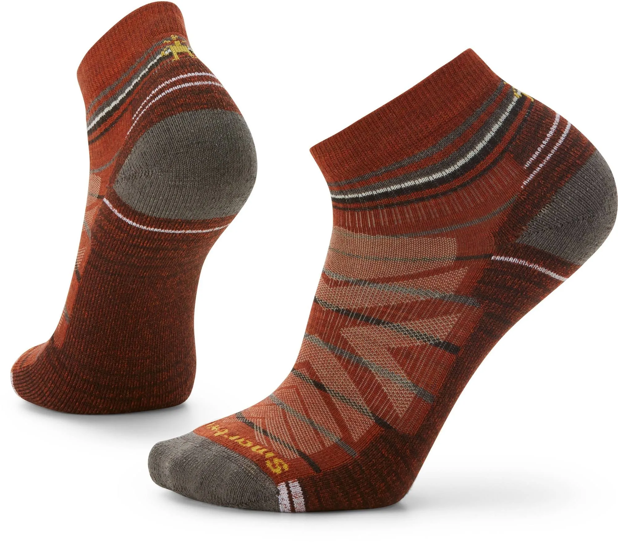 Smartwool Hike Light Cushion Pattern Ankle Socks (Picante)