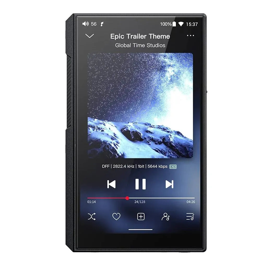 Fiio M11S Hi-Res MP3 Player with ES9038Q2M, Android 10 - Titanium