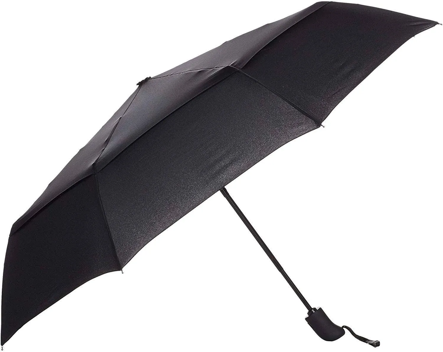 AmazonBasics Automatic Travel Umbrella, Black