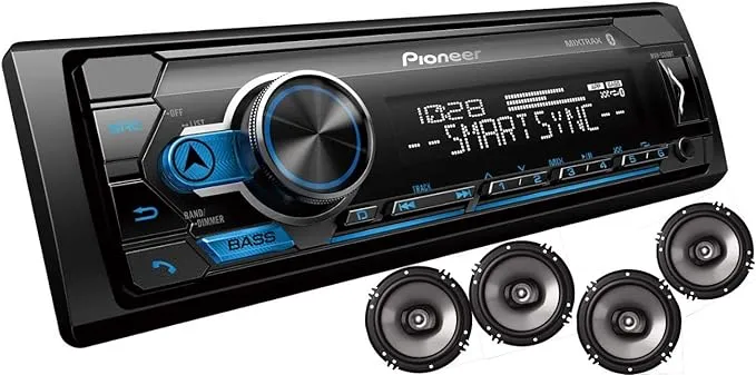 Pioneer MXT-S3166BT Digital Media Receiver & Speaker Bundle with Bluetooth