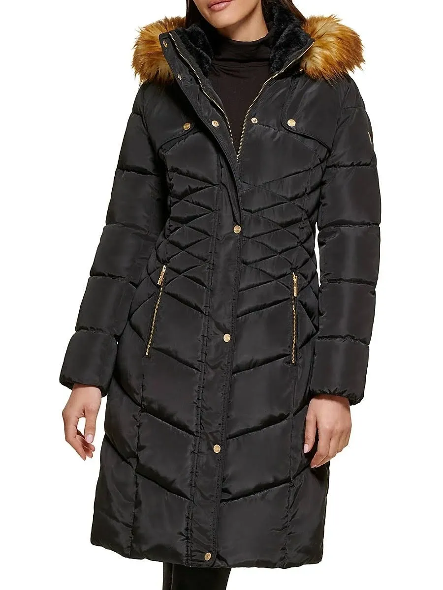 GUESS Women's Midweight Puffer Jacket