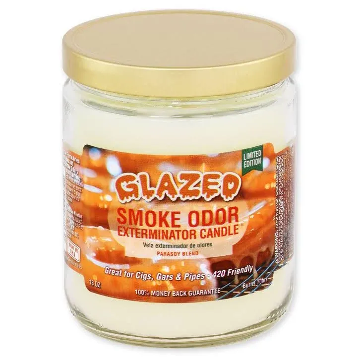 Smoke Odor Exterminator Candle,Glazed 13oz jar