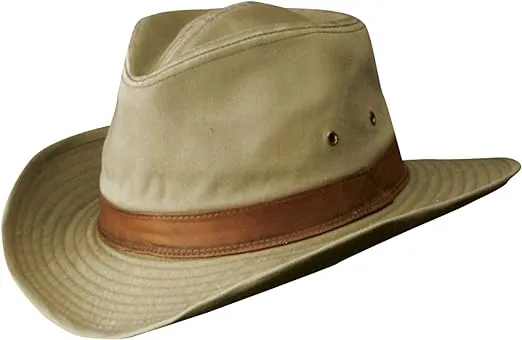 Dorfman Pacific Men's Twill Outback Hat