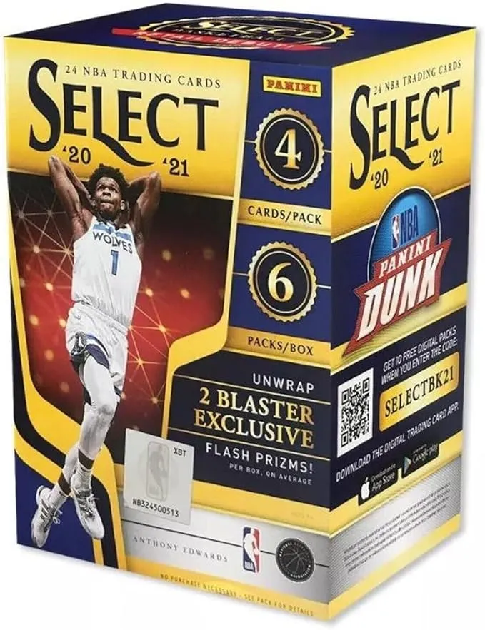 Panini 2020-21 Select Basketball Blaster Box (Flash Prizms)