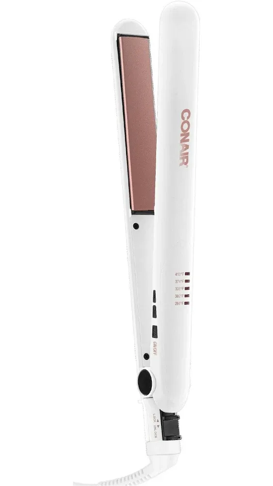 Conair Double Ceramic Flat Iron, 1-inch