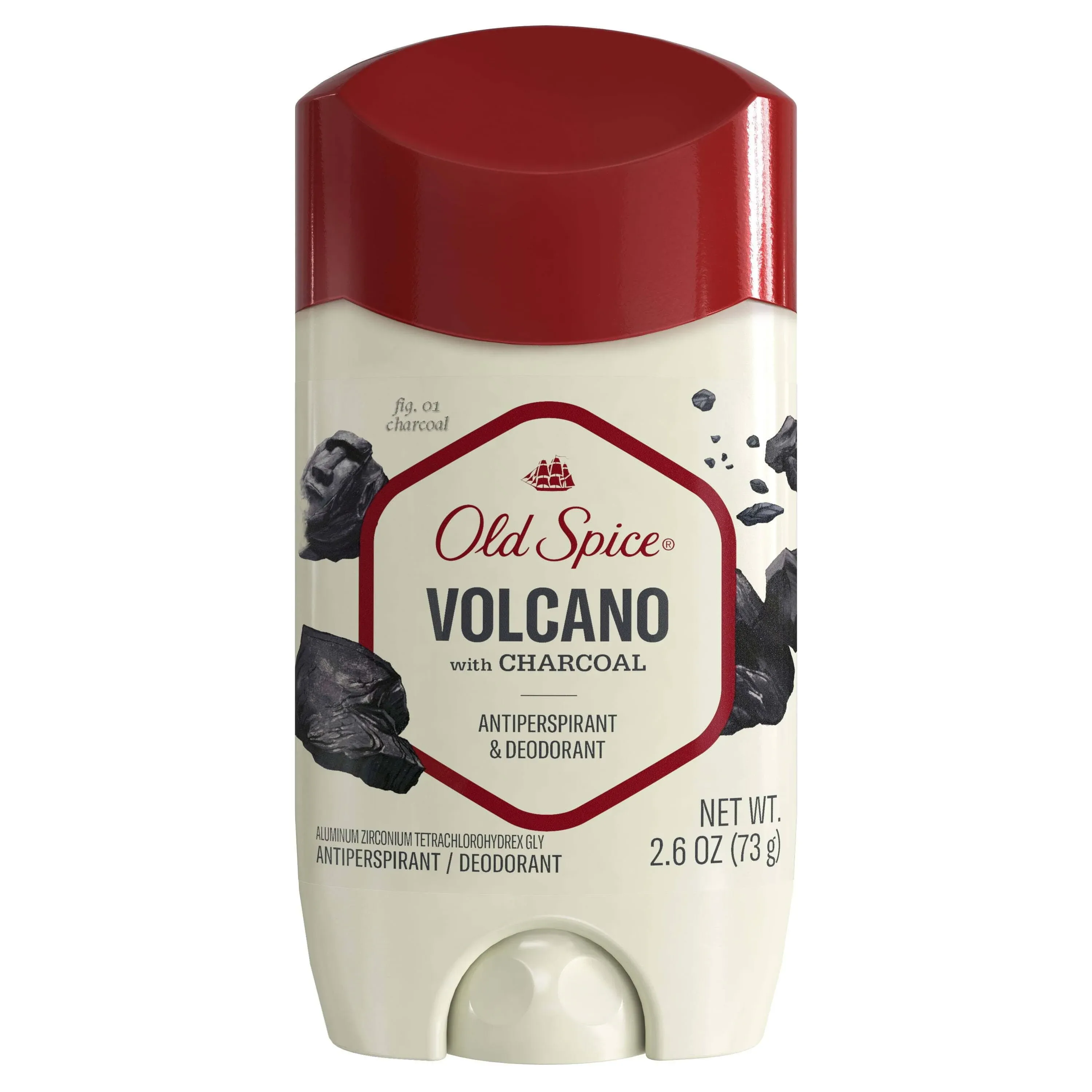 Old Spice Anti-Perspirant & Deodorant, Volcano with Charcoal - 2.6 oz